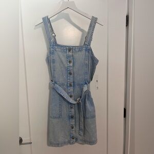 Hurley Light Blue Denim Dress Sz Med